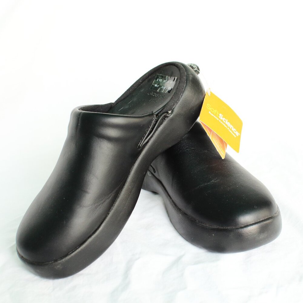 Soft Science Comfort Footwear Clog Mule Comfortable Black Womens Size US 7